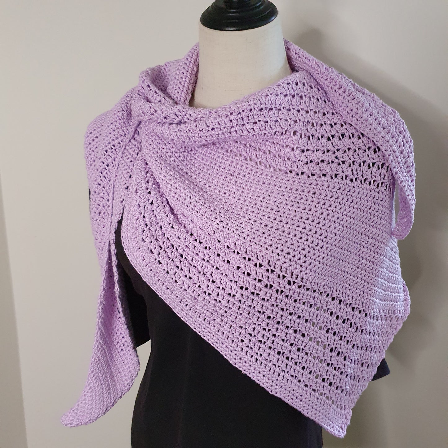 Wisteria Shawl - 50% Cotton / 50% Bamboo Blend