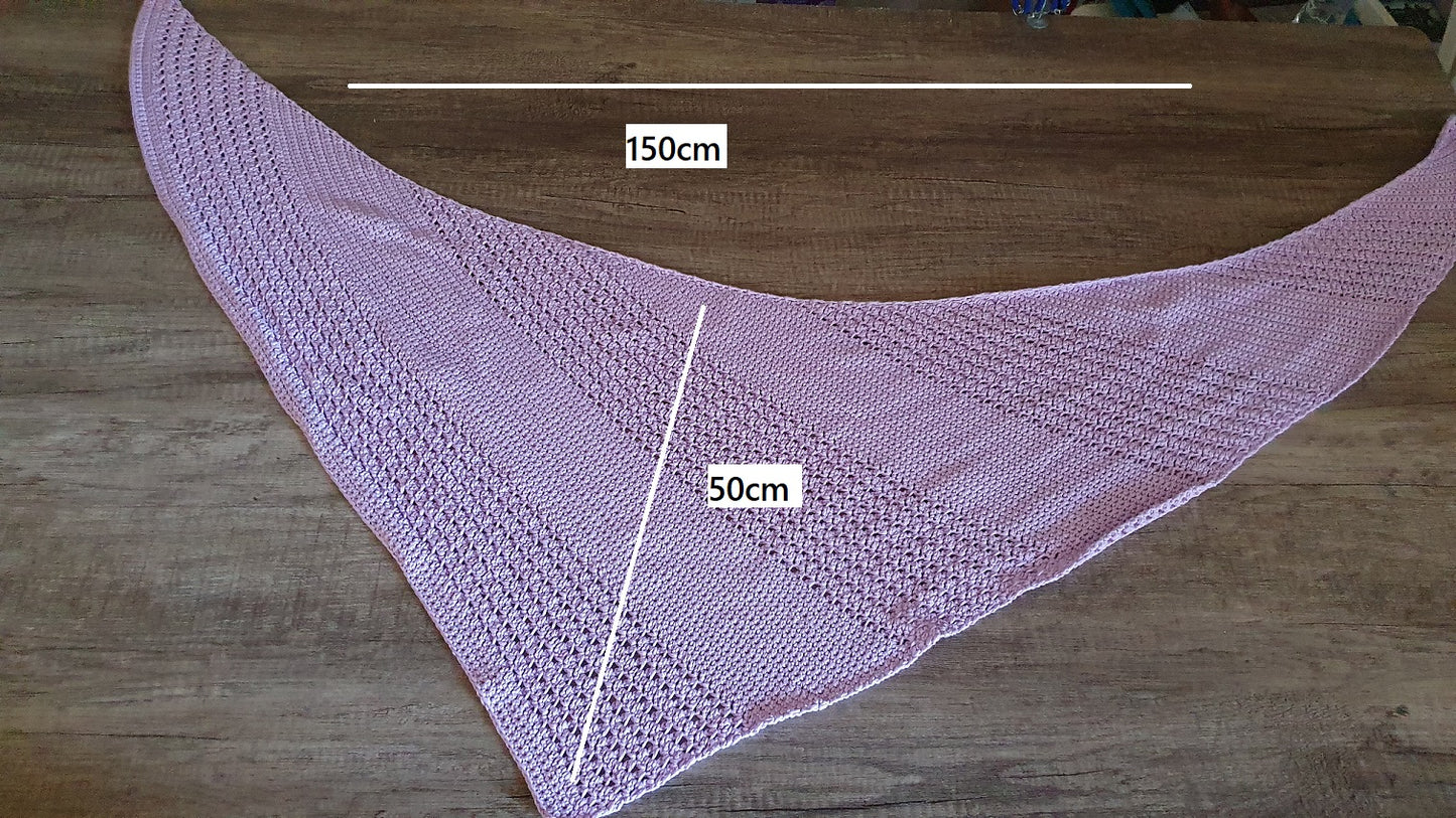 Wisteria Shawl - 50% Cotton / 50% Bamboo Blend