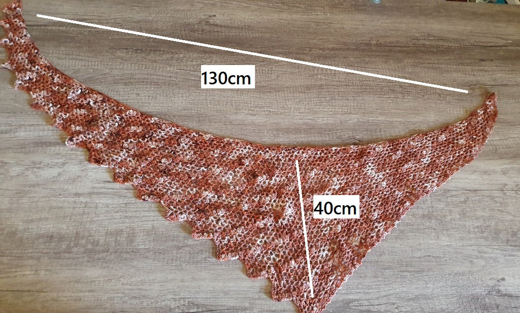 Tendril Shawlette - 100% Merino