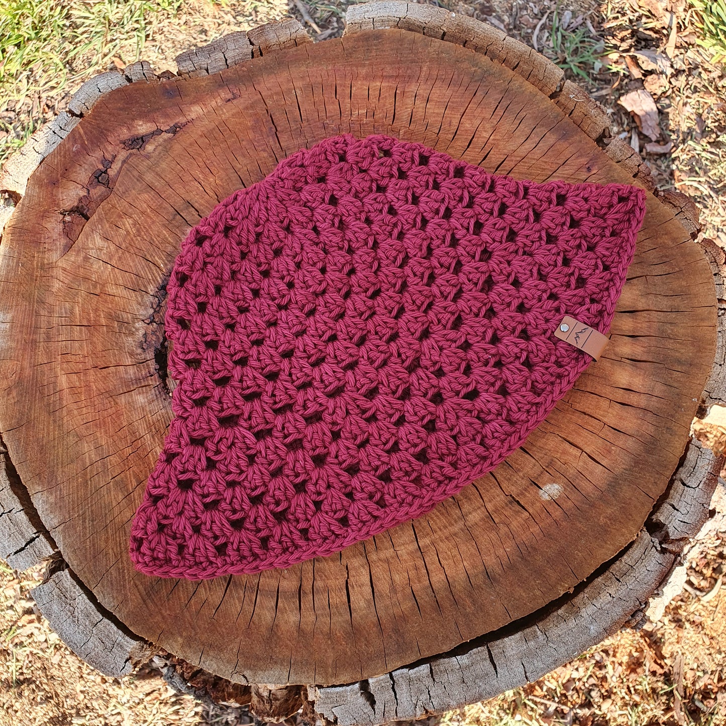 Bucket Hat - 100% Cotton - Maroon
