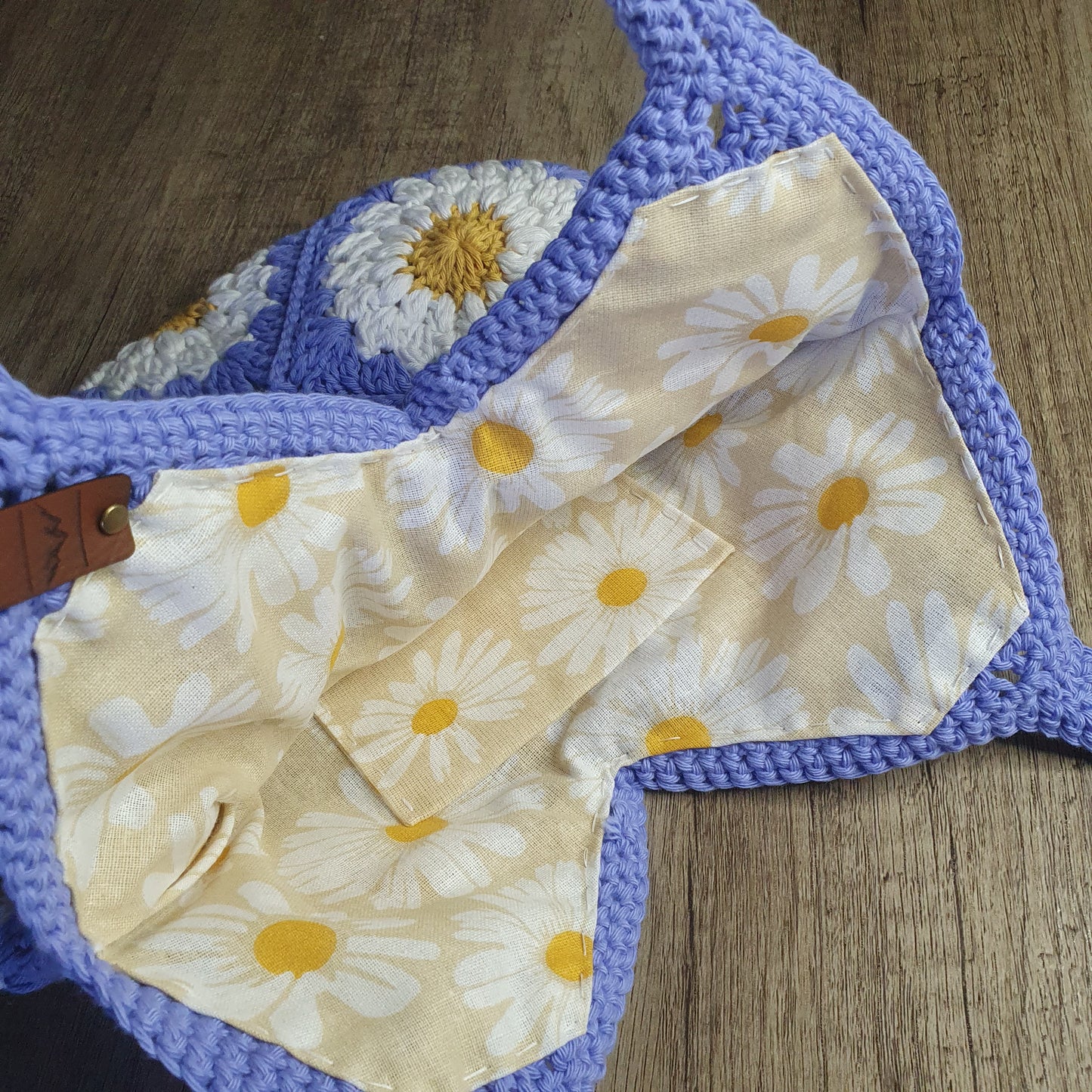 Daisy Bag - Cotton Blend, Cotton Fabric Lined