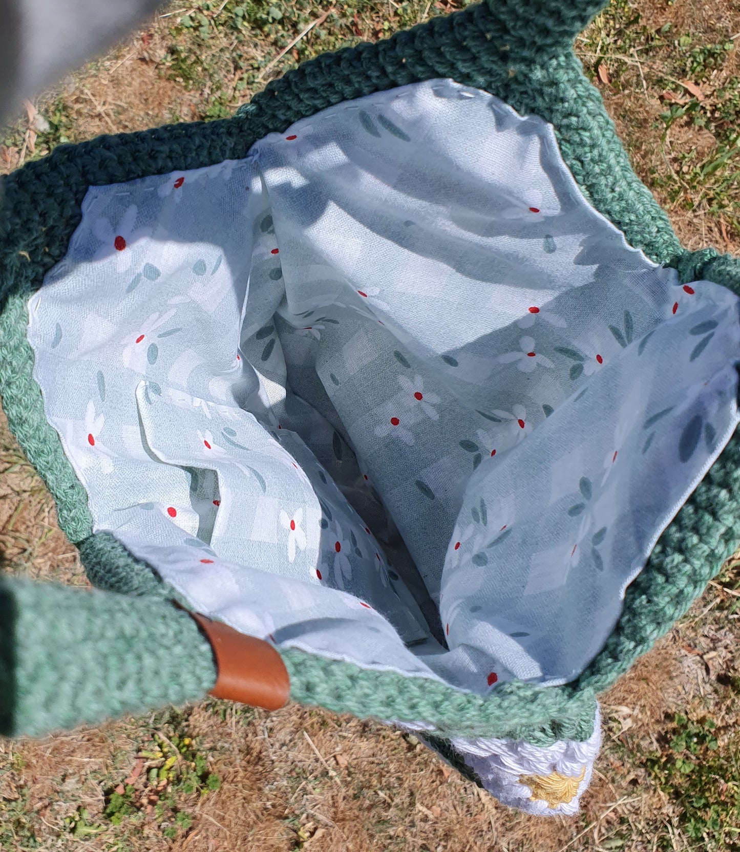 Daisy Bag - Cotton Blend, Cotton Fabric Lined