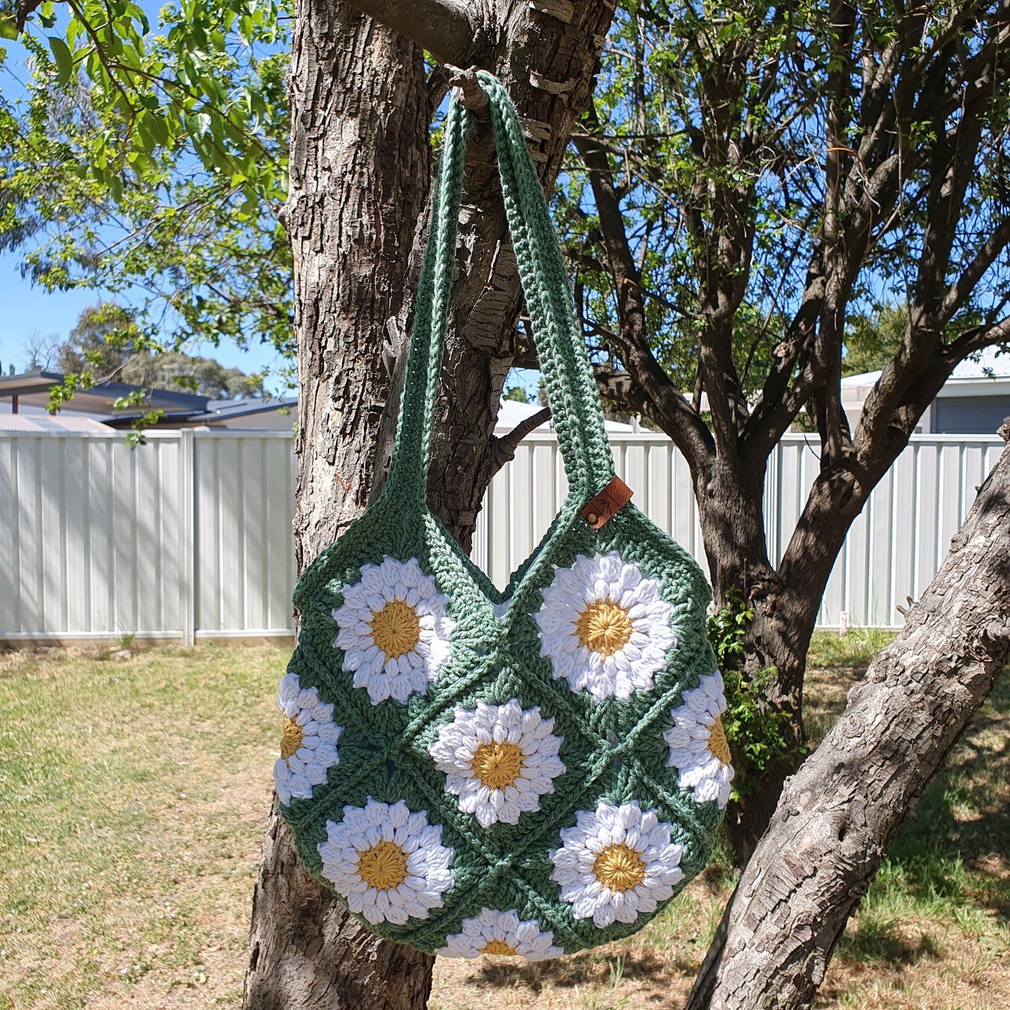 Daisy Bag - Cotton Blend, Cotton Fabric Lined