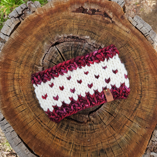 Snowfall Headband - 100% Merino